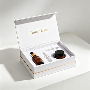 Boîte en carton personnalisée à faible MOQ pour flacons cosmétiques, avec plateau simple ou double en EVA pour emballages de flacons de sérum de soin de 3 ml et 10 ml - Product Image 5