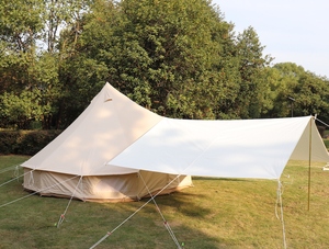 Tenda campana in tela impermeabile da esterno 5m per la caccia al campeggio <span class=keywords><strong>Glamping</strong></span> e alberghi per avventure all'aria aperta - Product Image 5