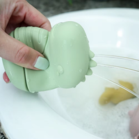 New Baby Shower Toy Wassers pray Cartoon Puppe Kinder badewanne spielen Wasser Silikon Badezimmer Spielzeug