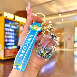 Nightlight Sand <b>Bottle</b> Keychain with Oil Bubble Beads <b>Gas</b> Tank Keychain <b>Small</b> Birthday Gift Bag Hanger Wholesale - Product Image 4