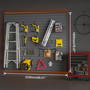 Étagère murale WPC robuste et écologique, multi-niveaux, résistante à l'eau, moderne, réglable, grande capacité, pour fitness - Product Image 2