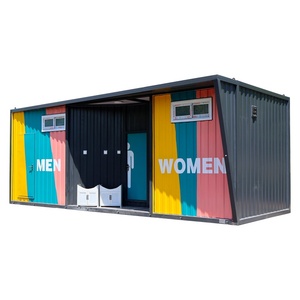 Toilettes mobiles intégrées avec douche pour zone touristique, toilettes écologiques finies. Pour le commerce international, veuillez contacter M. Yao. - Product Image 5