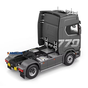 Camion tracteur RC KABOLITE 770S 100 1/14 4X2 avec châssis en métal, transmission à 2 vitesses, radiocommande FlySky, son et lumière K770S - Product Image 3