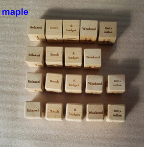Blocs de construction carrés en bois pour la décoration de la maison, l'école, l'affichage, vente en gros - Product Image 3