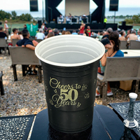 Gobelets à café en plastique jetables à paroi simple - 16 oz, design givré en PET pour café glacé, thé, jus et soda