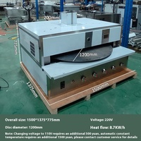 Four à infrarouge professionnel en acier inoxydable de 80 cm pour boulangerie, à gaz naturel, pour pain PITA, tortilla et naan
