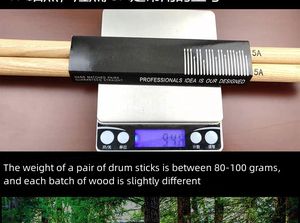 Venta al por Mayor Baquetas de Percusión 5A 7A de Arce Prémium con Logo Personalizado Accesorios <span class=keywords><strong>para</strong></span> Instrumentos Musicales - Product Image 4