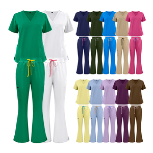 Meilleures ventes 2025 Fabricant en gros <span class=keywords><strong>Blouse</strong></span> médicale de haute qualité Uniformes d'infirmière d'hôpital Scrubs en spandex pour femmes de grande taille - Product Image 2