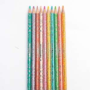 Cadeaux personnalisés avec logo OEM, crayons scintillants <span class=keywords><strong>de</strong></span> Noël, rentrée scolaire, 7 pouces, crayons scintillants en vrac promotionnels - Product Image 1
