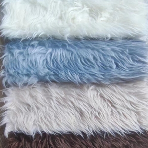 100% poliestere eco-friendly tessuto in pelliccia sintetica singolo/doppio colore stampato modello per seggiolino auto accessori per borse - Product Image 6