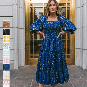 HONGBO su misura per mamma <span class=keywords><strong>e</strong></span> bambini vestito primavera estate famiglia abbinata vestito vestito mama papa baby set per le donne ragazze - Product Image 5