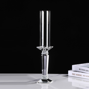 Bougeoir en cristal personnalisé Lanternes et bocaux <span class=keywords><strong>pour</strong></span> les mariages Décorations sacrées et premières <span class=keywords><strong>Cadeau</strong></span> design créatif - Product Image 2