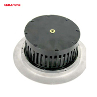 Diffuseur d'air circulaire en aluminium pour plancher surélevé, pour la distribution d'air sous plancher dans les systèmes CVC