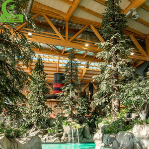 Árvore de Pinheiro Artificial de Alta Qualidade com Toque Real, Resistente a UV e Retardante de Chamas, Grande <span class=keywords><strong>Podocarpus</strong></span> Cedro para Decoração Interna e Externa - Product Image 2