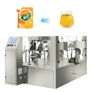 Multi-Function Premade Bag Packaging Machines Automatic Liquid Packing Machine For Juice Milk