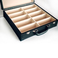 Organisateur de lunettes de soleil à 10 emplacements pour plusieurs paires de lunettes, boîte de rangement transparente pour femmes et hommes