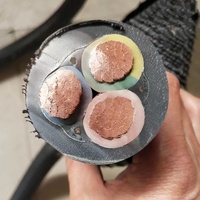 3 4 5 Noyau 25mm 35mm 50mm 70mm Cuivre EPR CPE Flexible Caoutchouc Rond Submersible Puits Profond Pompe Câble