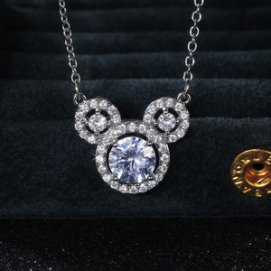 Collana con ciondolo classica e carina da donna, accessorio di moda in stile regalo di compleanno dolce - Product Image 5