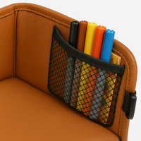 Plateau d'activités pliable en cuir PU pour enfants, table à dessin portable pour siège de voiture, table à dessin pour siège arrière pour tout-petits, OEM personnalisé