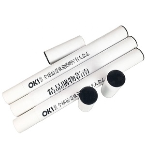 Tube postal Wholesale thick wall Cardboard Shipping Poster Long Cardboard Tube end metal plastic Lid Kraft Mailing Tube