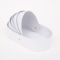 Boîte à fleurs élégante INUNION pour la naissance d'un bébé, boîte cadeau en papier
