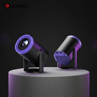 Projecteur de poche JUNUO TURN1 720P Smart Android 14 Wifi 6 Proyector pour cinéma maison, éducation, mini projecteur