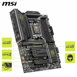 MSI MAG B850トマホークMAX WiFi V1マザーボードATX-サポートAMD Ryzen 9000/8000/7000プロセッサ - Product Image 1