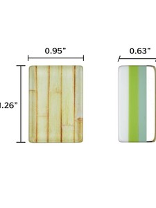 4-Layer Acrylic American Mahjong Tiles with Inner Bamboo Grain Print Real Shots <b>Folding</b> Metal Legs Clear Carry Case Ready Ship - Product Image 2