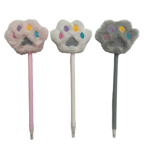 <span class=keywords><strong>2025</strong></span> Mới Dễ Thương Hình Trái Tim Mèo Chân Sang Trọng Bút Bi Bán Buôn Cô Gái 'Văn Phòng Phẩm Thấp Tối Thiểu Đặt Hàng - Product Image 2