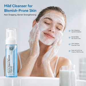 <span class=keywords><strong>Nettoyant</strong></span> Anti-Imperfections Marque Blanche Réparateur de Barrière Cutanée à la Céramide et à l'Acide Salicylique, <span class=keywords><strong>Nettoyant</strong></span> Doux Non Démaquillant, Fabricant OEM ODM - Product Image 5