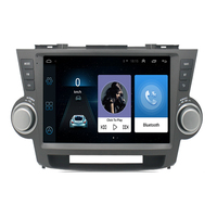 Autoradio Android 2 Din 10 pouces pour Toyota Highlander 2 XU40 2007-2013, Carplay, écran tactile IPS 2.5D, autoradio GPS, lecteur audio