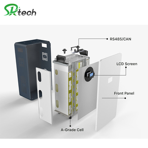 Manufacturer 48V 100Ah 200Ah 300Ah Stackable 51.2V 5Kwh 10Kwh 15Kwh <b>Battery</b> for Solar Home Energy Storage Use HRH-26k 48v Lifepo - Product Image 3