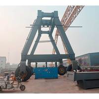 Grue à portique mobile sur pneus en caoutchouc YUFEI 30 tonnes avec palan électrique