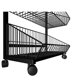 מתלה שבב תפוחי אדמה סופרמרקט עם מדפים רשת שחורה מדפים עבור חנות קמעונאית - Product Image 5