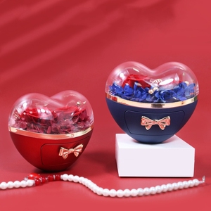 Exquisita Caja de Joyería Acrílica Estilo Flor Eterna, Caja de Joyería de Alta Calidad al por Mayor - Product Image 1