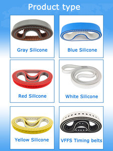 Nahtlose Silikon beschichtung Zahnriemen antriebs getriebe riemen für Puffed Food Packaging Machine - Product Image 5