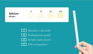 Kits de bandelettes de test de qualité de l'eau au sélénium Testeur d'eau en plastique manuel pour appareil d'examen de l'acuité visuelle de l'eau dure - Product Image 4