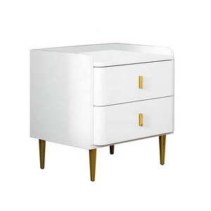 Meubles <span class=keywords><strong>de</strong></span> chambre à coucher à prix bon marché Design <span class=keywords><strong>de</strong></span> luxe Excellente table <span class=keywords><strong>de</strong></span> <span class=keywords><strong>chevet</strong></span> carrée <span class=keywords><strong>Tables</strong></span> <span class=keywords><strong>de</strong></span> <span class=keywords><strong>chevet</strong></span> modernes blanches avec <span class=keywords><strong>2</strong></span> tiroirs à vendre - Product Image 6