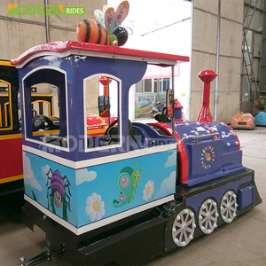 รถไฟไร้รางเหล็ก 24 ที่นั่ง สำหรับเด็ก สวนสนุกและห้างสรรพสินค้า อุปกรณ์สวนสนุกสำหรับนักท่องเที่ยว - Product Image 5