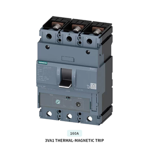 Siemens MCCB Fijo 3VA1M160 R1 TM110M F/3P 690V Unidad de Disparo Termomagnética 16-100A Capacidades de Ruptura 16/25/36kA En Stock - Product Image 1
