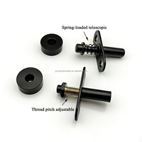 Pièce de fixation pour porte tournante, axe central rotatif, porte en bois, charnières universelles à pivot pour écran