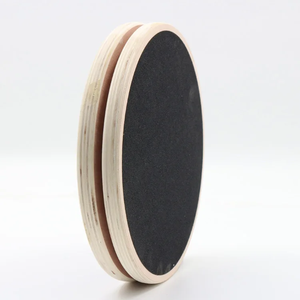 Disque rotatif en bois noir écologique avec logo personnalisé pour le fitness, le <span class=keywords><strong>Pilates</strong></span>, l'exercice, le <span class=keywords><strong>yoga</strong></span> et l'entraînement - Product Image 1