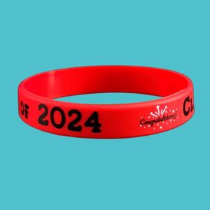 Pulsera de Silicona Conmemorativa de la Clase 2025 para Estudiantes y Profesores, para Fiestas de Graduación Escolares - Product Image 4