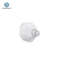 Botol Plastik Minyak Penetes Bentuk Pemotongan Khusus Elegan 100Ml 200Ml 3.4Oz 6.8Oz dengan Pompa Minyak dan 20/410 Penetes