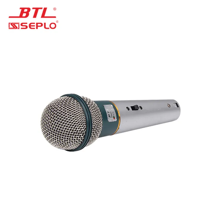 High Quality Professional Portable Kids Handheld Plastic Dynamic Wired Microphone Oem