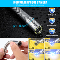 Système de caméra analogique portable haute définition de 7 pouces, câble de 30 m, indice de protection IP68, champ de vision de 105 degrés, affichage à l'écran, DVR, endoscope d'égout