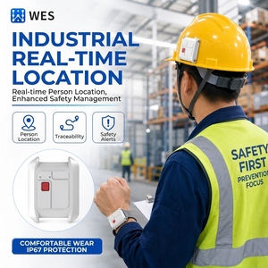 Etiqueta de Posicionamiento Personal UWB, Resistente al Agua (IP67), con TDoA, ToF, SOS y Detección de Caídas, para la Seguridad de Trabajadores en Prisiones y Fábricas - Product Image 2