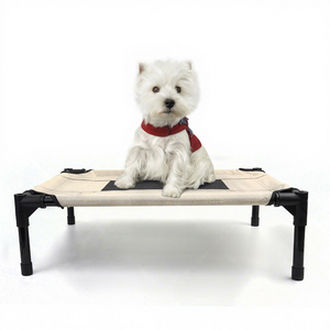 Pet Camping <b>Bed</b> Rectangular Iron Frame Breathable Waterproof Collapsible Dog <b>Bed</b> Large Size Outdoor Use - Product Image 2