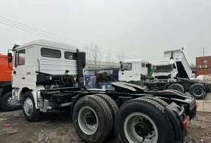 รถบรรทุกหัวลากมือสอง Shacman F3000 6x4 ยูโร 3 ดีเซล เกียร์ธรรมดา พวงมาลัยซ้าย สำหรับงานหนัก ระบบกันสะเทือนแบบลม - Product Image 2