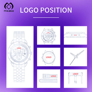 Nuevo <span class=keywords><strong>Reloj</strong></span> de Moda para Parejas, Caja Redonda, Movimiento Japonés, Resistente al Agua 5 ATM, Relojes de Cuarzo para Mujer, Gran Venta - Product Image 6